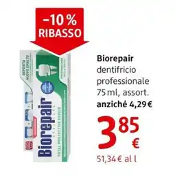 dm drogerie markt Biorepair dentifricio professionale offerta