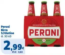 Sigma Peroni Birra S/Glutine offerta