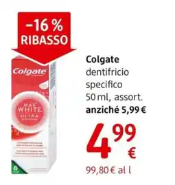 dm drogerie markt Colgate dentifricio specifico offerta