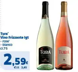 Sigma Tura' Vino Frizzante Igt offerta