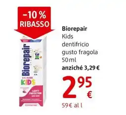 dm drogerie markt Biorepair Kids dentifricio gusto fragola offerta