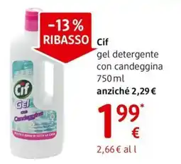 dm drogerie markt Cif gel detergente con candeggina offerta
