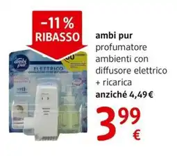 dm drogerie markt ambi pur profumatore ambienti con diffusore elettrico + ricarica offerta