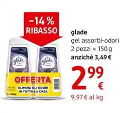 dm drogerie markt glade gel assorbi-odori offerta