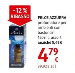 dm drogerie markt FELCE AZZURRA profumatore per ambienti con bastoncini offerta