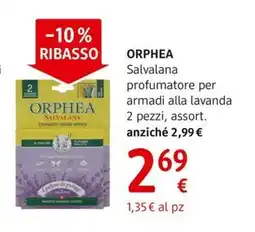 dm drogerie markt ORPHEA Salvalana profumatore per armadi alla lavanda offerta