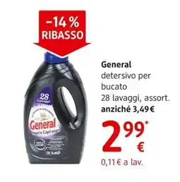 dm drogerie markt General detersivo per bucato offerta