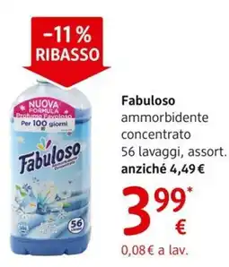 dm drogerie markt Fabuloso ammorbidente concentrato offerta