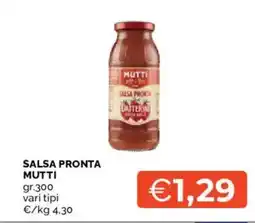 Mercatò Salsa pronta MUTTI offerta