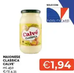 Mercatò Maionese classica CALVE' offerta