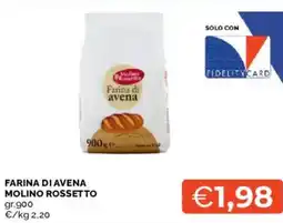 Mercatò Farina di avena MOLINO ROSSETTO offerta