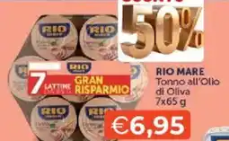 Mercatò RIO MARE Tonno all'Olio di Oliva offerta