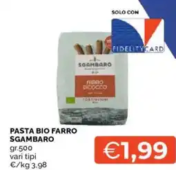 Mercatò Pasta bio farro SGAMBARO offerta