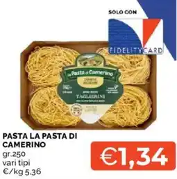 Mercatò Pasta la pasta di camerino offerta