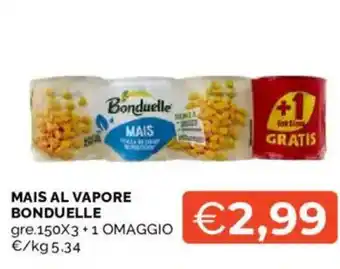 Mercatò Mais al vapore BONDUELLE offerta