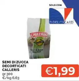 Mercatò Semi di zucca decorticati CALLERIS offerta