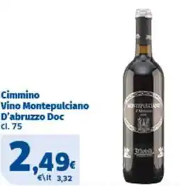Sigma Cimmino Vino Montepulciano D'abruzzo Doc offerta