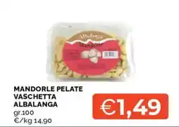 Mercatò Mandorle pelate vaschetta ALBALANGA offerta
