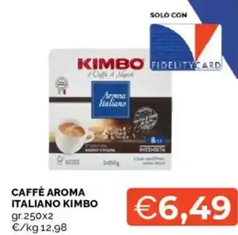 Mercatò Caffè aroma italiano KIMBO offerta
