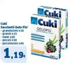 Sigma Cuki Sacchetti Gelo Piu' offerta