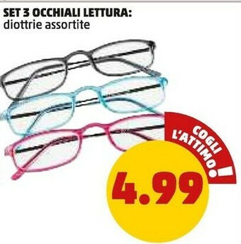Set 3 occhiali lettura