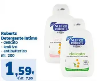 Sigma Roberts Detergente Intimo offerta