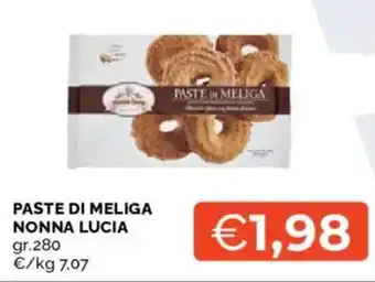 Mercatò Paste di meliga nonna lucia offerta