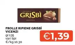 Mercatò Frolle ripiene grisbì vicenzi offerta
