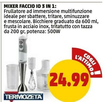 Mixer faccio io 3 in 1