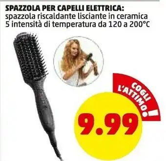 PENNY Spazzola per capelli elettrica offerta