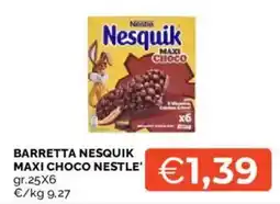 Mercatò Barretta nesquik maxi choco NESTLE' offerta
