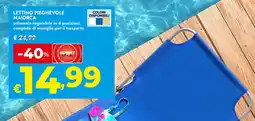 Bennet Lettino pieghevole maiorca offerta