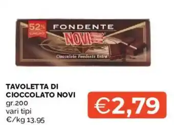 Mercatò Tavoletta di cioccolato NOVI offerta