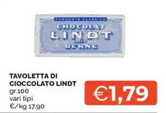 Mercatò Tavoletta di cioccolato LINDT offerta