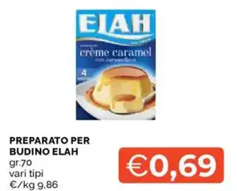 Mercatò Preparato per budino ELAH offerta