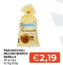 Mercatò Pan goccioli mulino bianco barilla x8 offerta