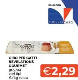 Mercatò Cibo per gatti revelations GOURMET offerta