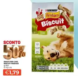 Mercatò Purina snack per cani biscuit friskies offerta