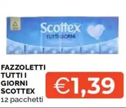 Mercatò Fazzoletti tutti i giorni SCOTTEX offerta