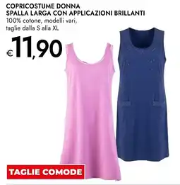 Bennet Copricostume donna spalla larga con applicazioni brillanti offerta
