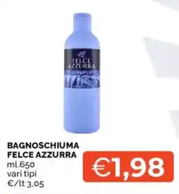 Mercatò Bagnoschiuma FELCE AZZURRA offerta