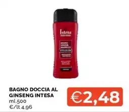 Mercatò Bagno doccia al ginseng INTESA offerta