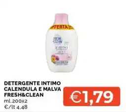 Mercatò Detergente intimo calendula e malva FRESH&CLEAN offerta