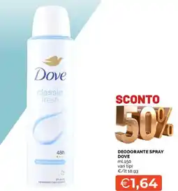 Mercatò Deodorante spray DOVE offerta
