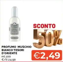 Mercatò Profumo muschio bianco TESORI D'ORIENTE offerta