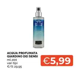Mercatò Acqua profumata GIARDINO DEI SENSI offerta