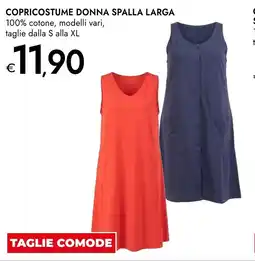 Bennet Copricostume donna spalla larga offerta