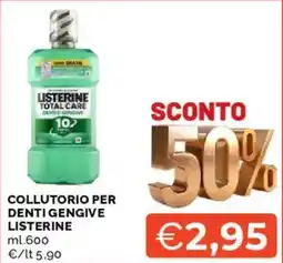 Mercatò Collutorio per denti gengive LISTERINE offerta