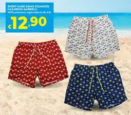 Bennet Short mare uomo stampato nazareno gabrielli offerta