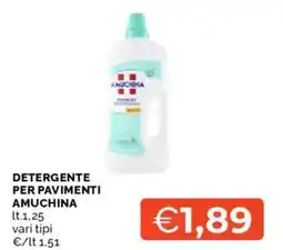 Mercatò Detergente per pavimenti AMUCHINA offerta